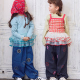 Long-Sleeve Tulle Frill Top