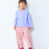 Color-Block Stitch Long-Sleeve T-Shirt