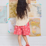 Full-Print Fleece-Lined Shorts