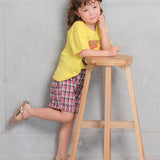 Yarn-Dyed Check Shorts