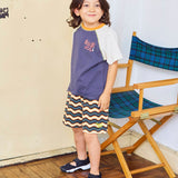Stitched Two-Tone T-Shirt